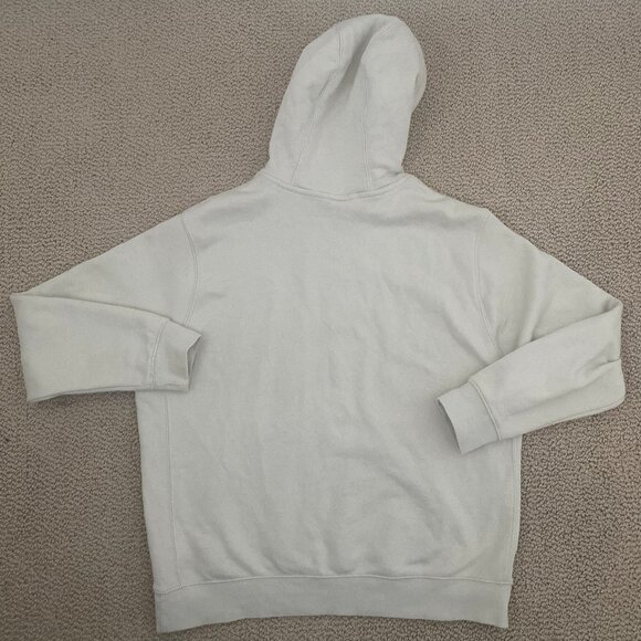 Beige Nike Club Hoodie Size Large - Picture 2 of 2